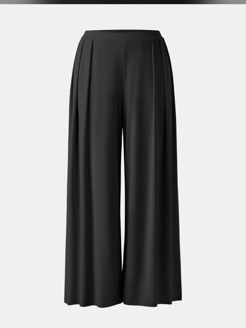 NWT OGL Sandwashed Mid Rise Pleated Wide Leg Palazzo Pants with Pockets
